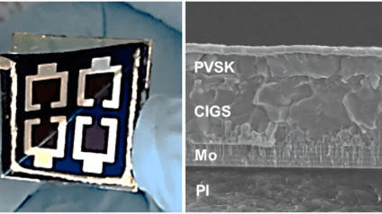 Rinnovabili • Lightweight perovskite-CIGS solar cells set new efficiency record