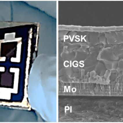 Rinnovabili • Lightweight perovskite-CIGS solar cells set new efficiency record