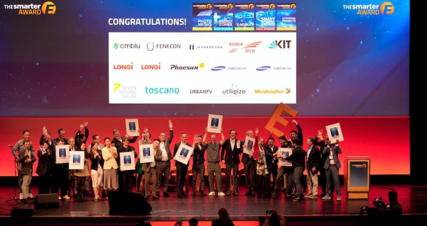 Rinnovabili • Photovoltaic innovations 2025: top 3 winners of the smarter E AWARDs