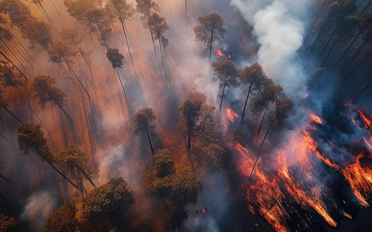 Tropical forests hit record fire loss in 2024
