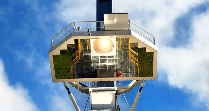 Rinnovabili • Beam-down solar reactor in Australia boosts hydrogen yield