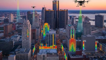 Rinnovabili • Building energy efficiency with drones tested in Detroit pilot project