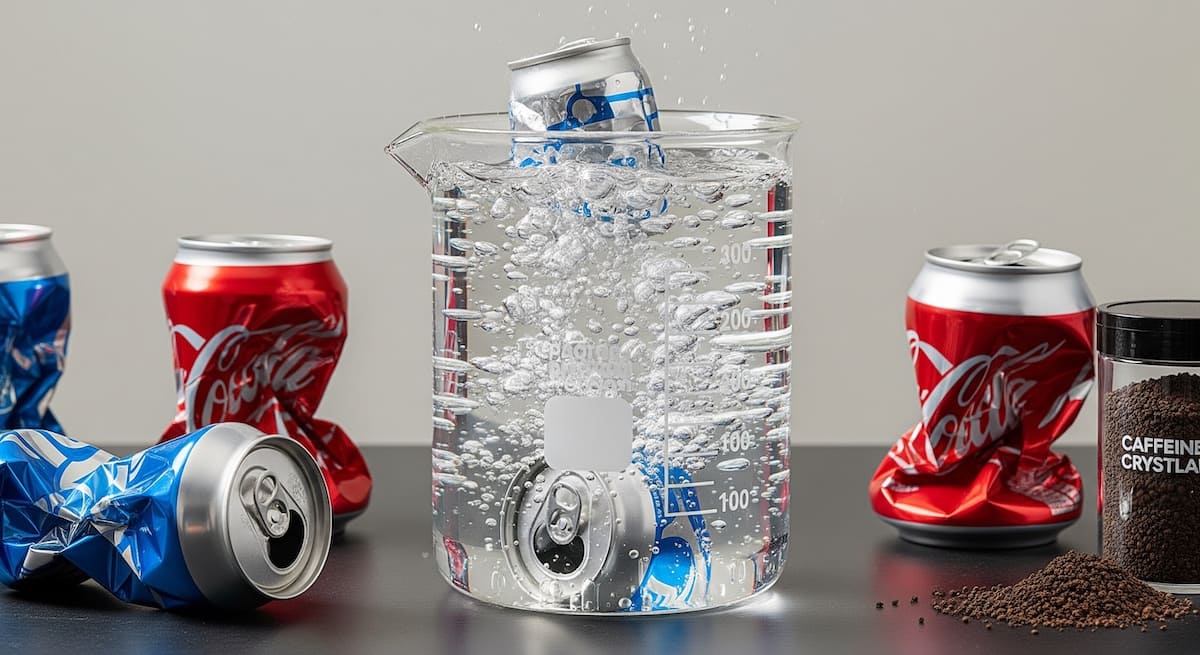 Hydrogen from seawater using aluminum and caffeine