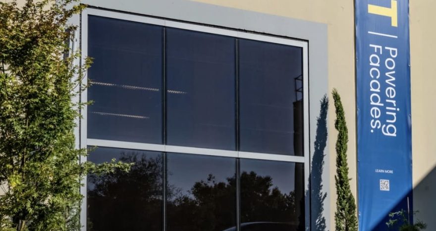 Rinnovabili • Organic photovoltaic facade, the first real-world building installation
