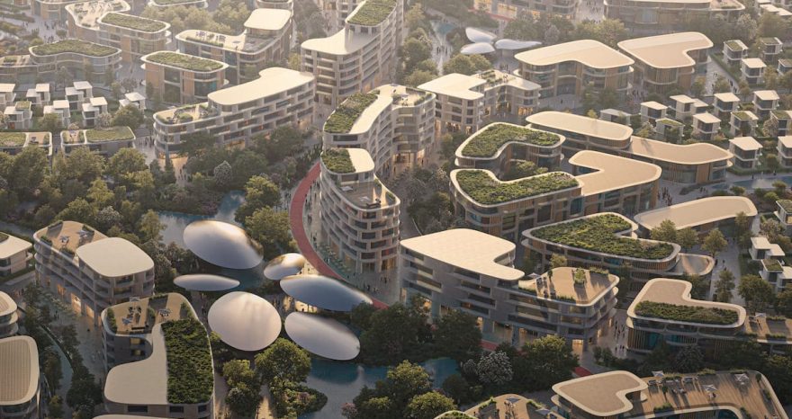 Rinnovabili • Sustainable city in the desert grows with Hadid's masterplan