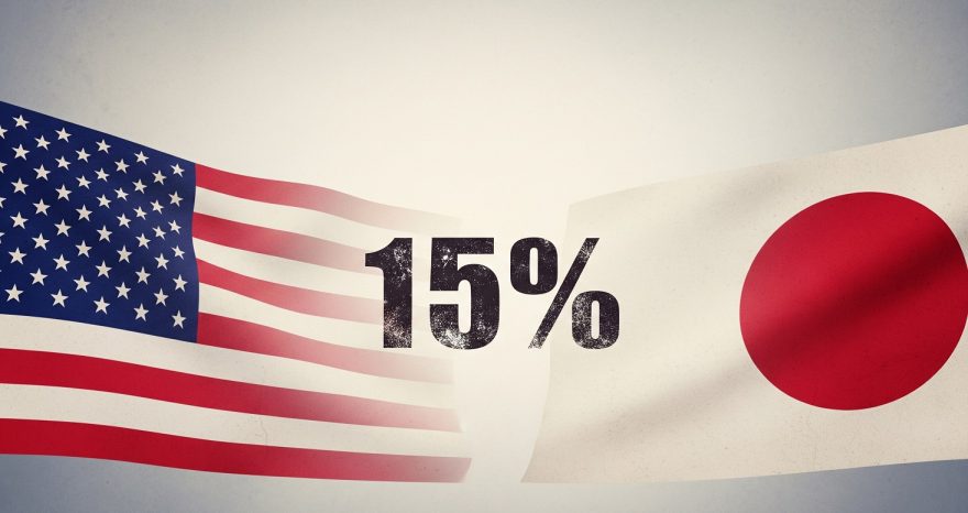 Rinnovabili • U.S.-Japan tariff deal, 15% duties and $550B investments