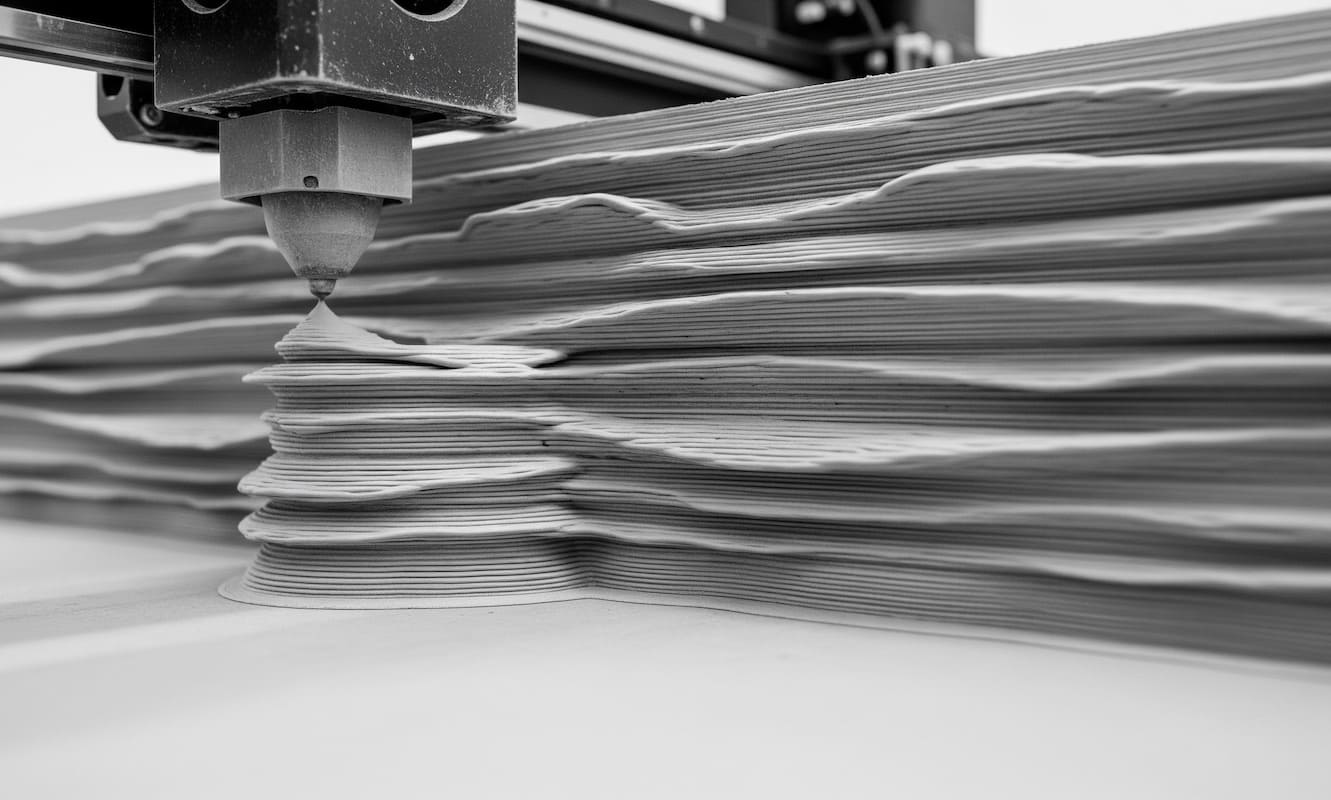 Rinnovabili • Sustainable concrete with diatomite and 3D printing captures 142% more CO₂