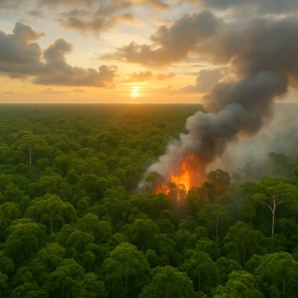 Rinnovabili • Amazon wildfires 2024: CO2 emissions rival Germany’s
