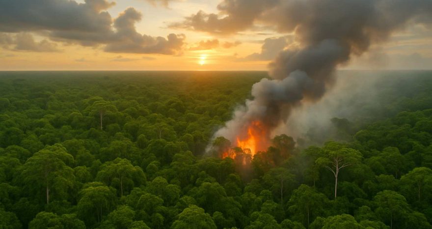 Rinnovabili • Amazon wildfires 2024: CO2 emissions rival Germany’s