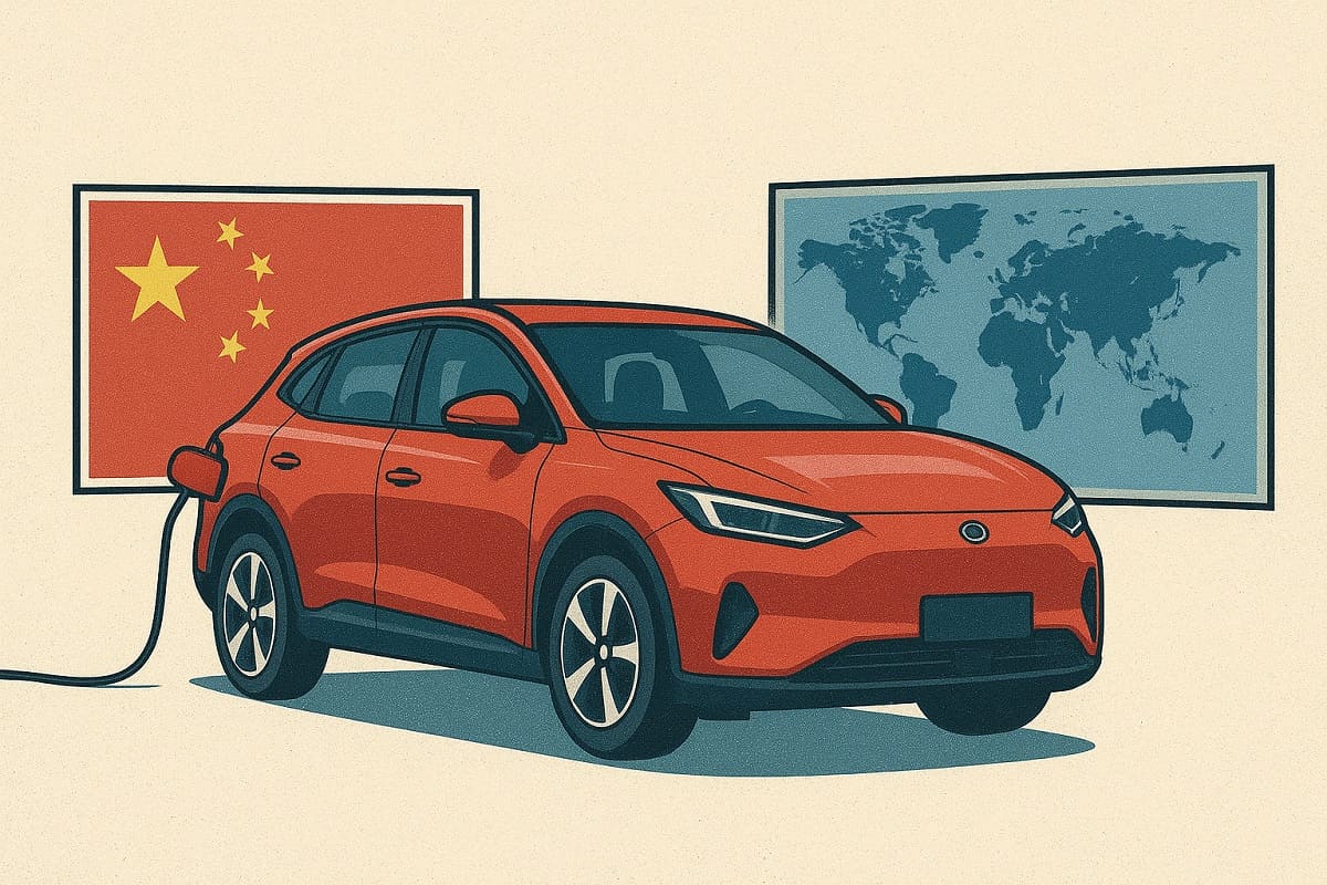 Chinese electric car exports new rules from 2026