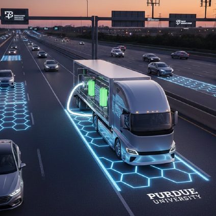 Rinnovabili • Electric truck wireless charging on US Highway 52