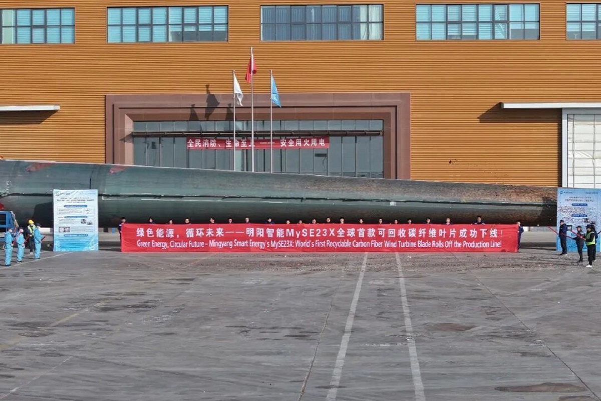 Rinnovabili • Recyclable wind turbine blade, China claims full recyclability