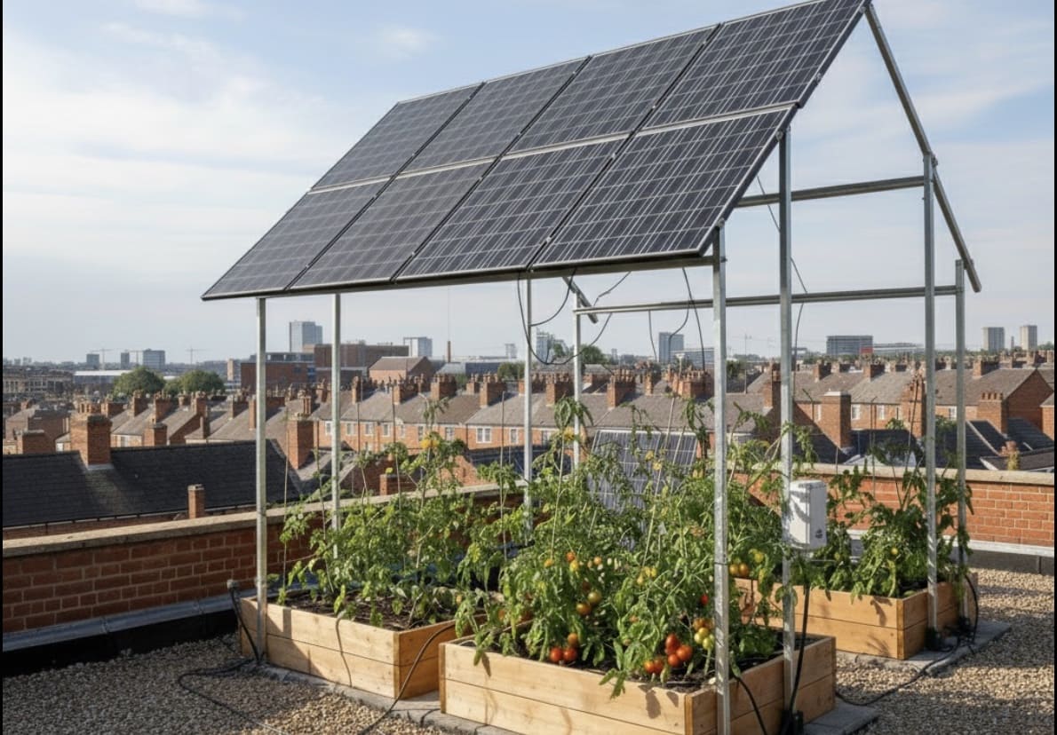 Rinnovabili • Rooftop agrivoltaics for tomatoes and green hydrogen