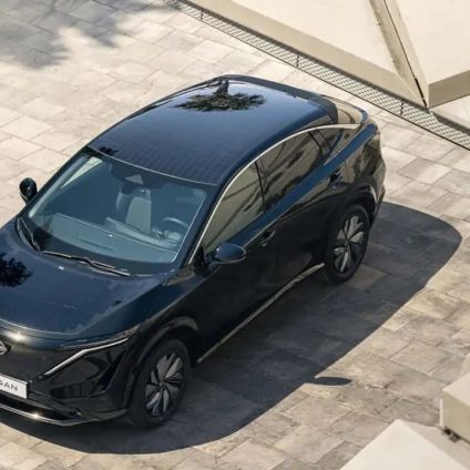 Rinnovabili • Nissan Ariya solar panels add up to 23 km of daily range