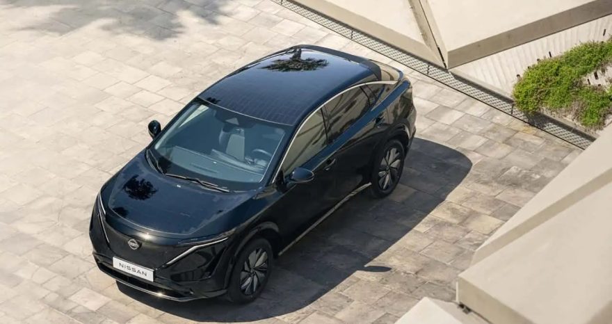 Rinnovabili • Nissan Ariya solar panels add up to 23 km of daily range
