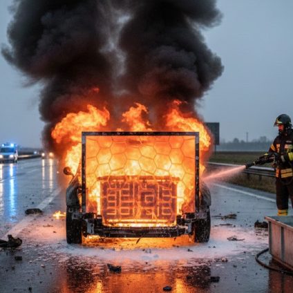 Rinnovabili • Battery fire risk in electric vehicles and the Dragon Armor solution