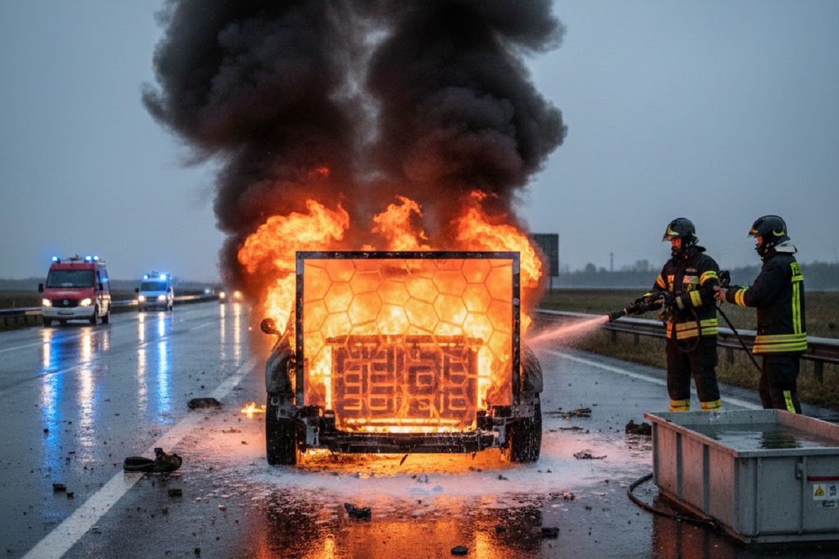 Battery fire risk in electric vehicles and the Dragon Armor solution