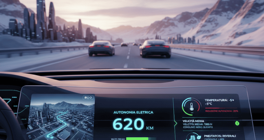 Rinnovabili • Electric car range in winter: how cold cuts battery performance