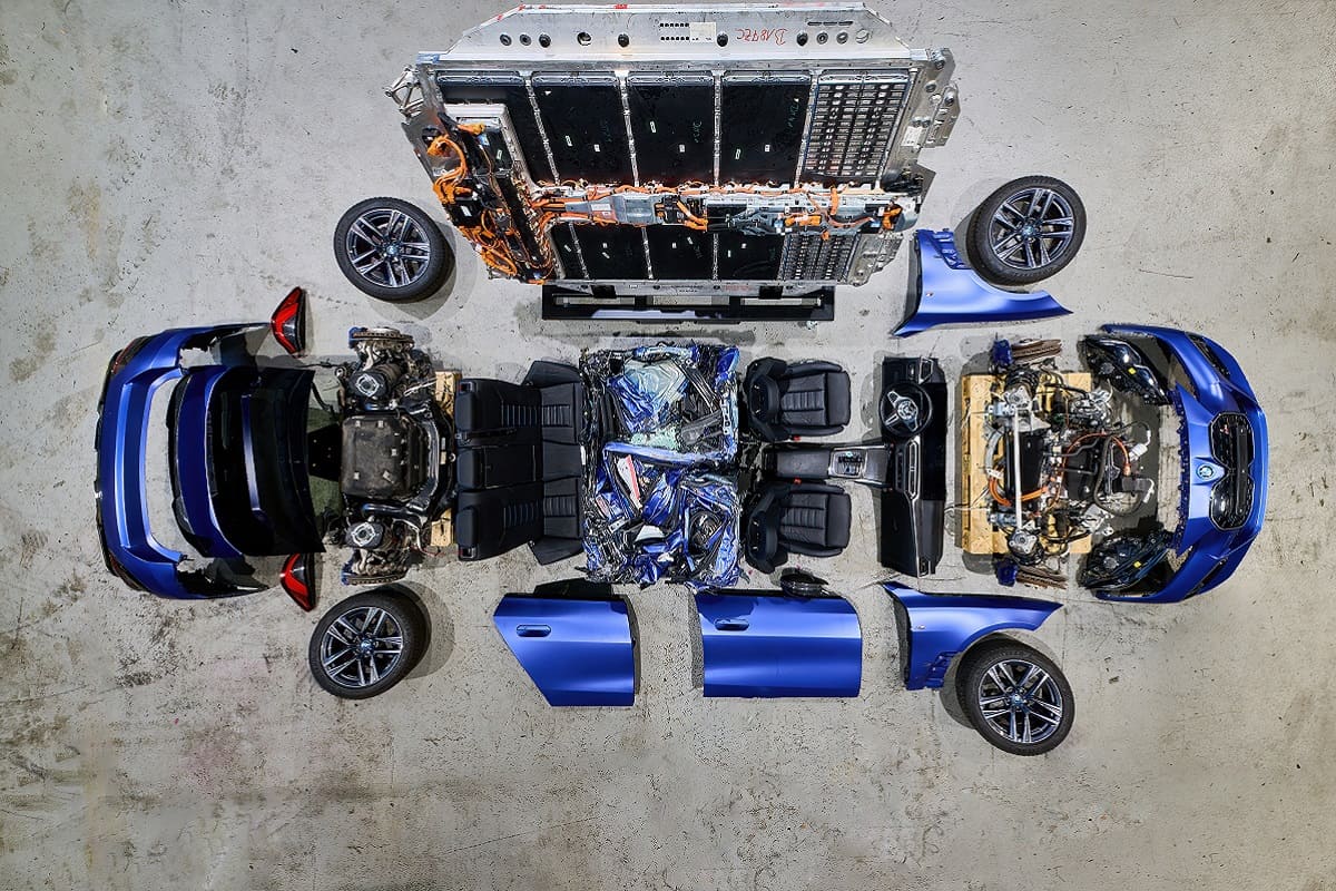 Electric vehicle battery recycling, bmw’s circular model