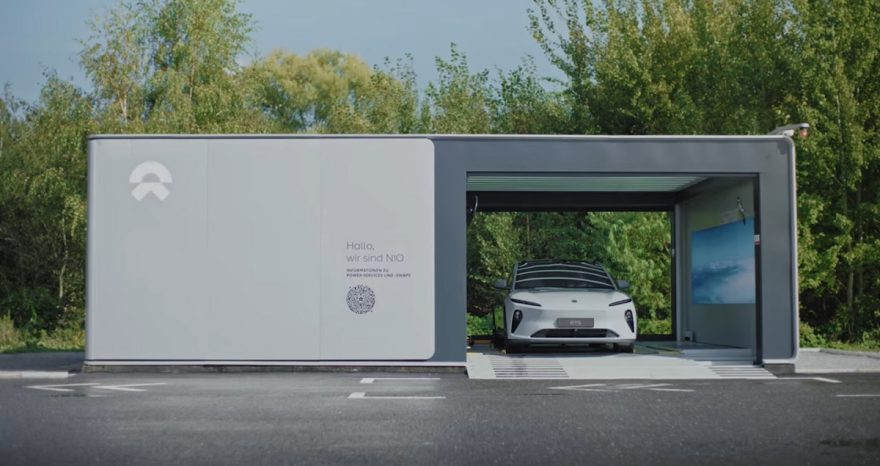 Rinnovabili ⢠Battery swap record: NIO hits 175,976 in 24 hours