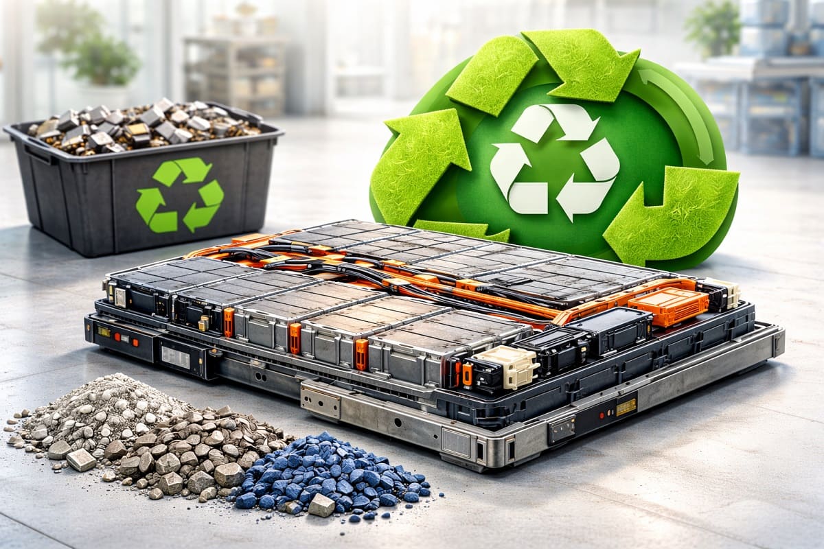 Rinnovabili ⢠Electric vehicle battery recycling to $70B