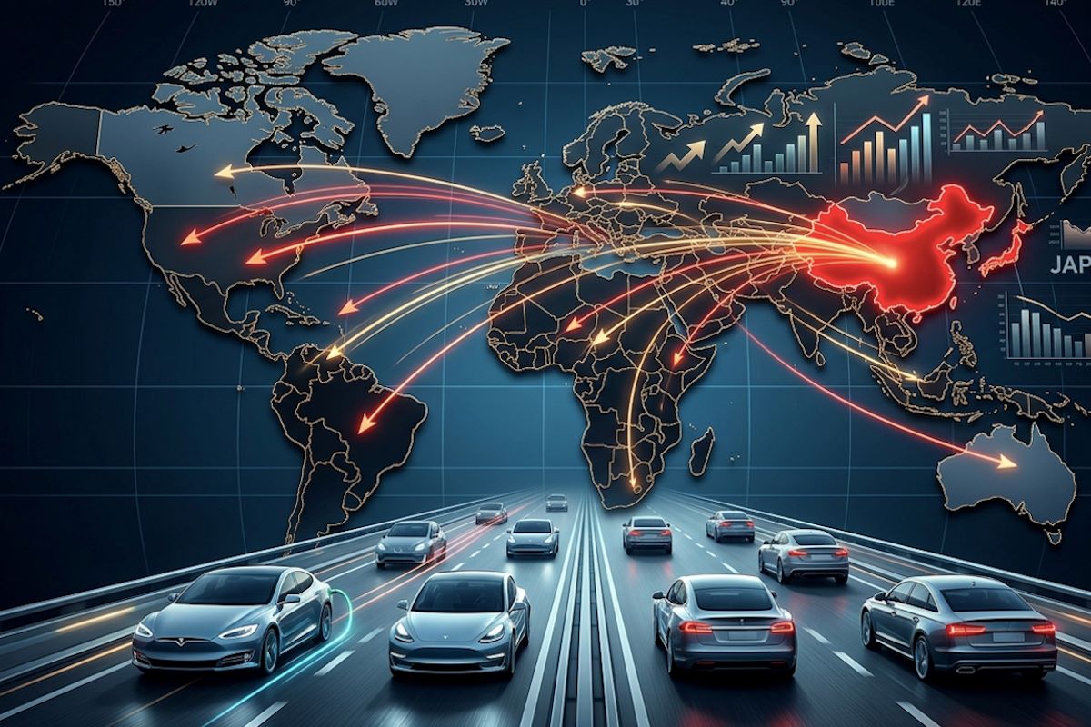 China dominates global automotive sales, overtaking Japan